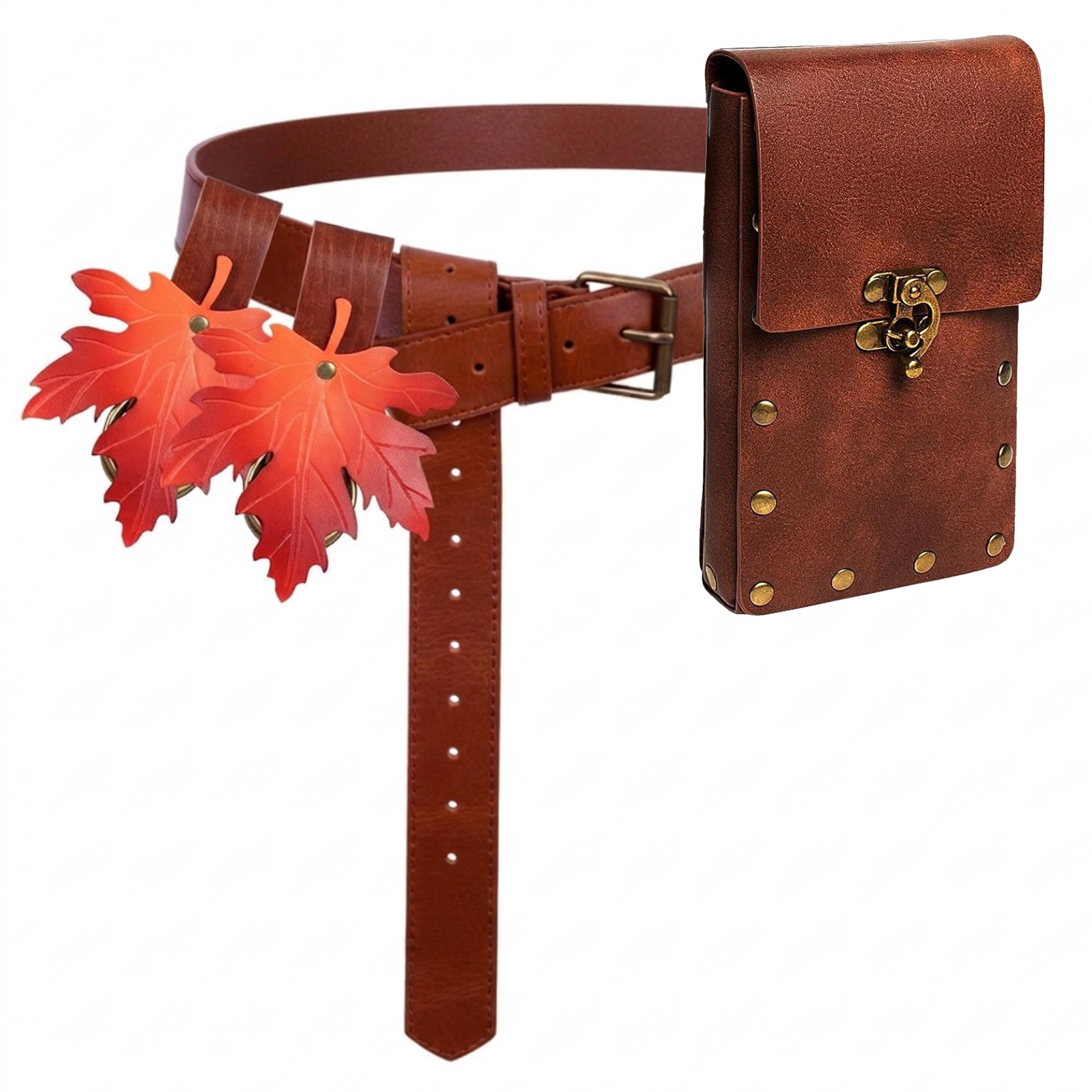 Cosplay Prop Patterns - Medieval Retro Leather Belt with Fanny