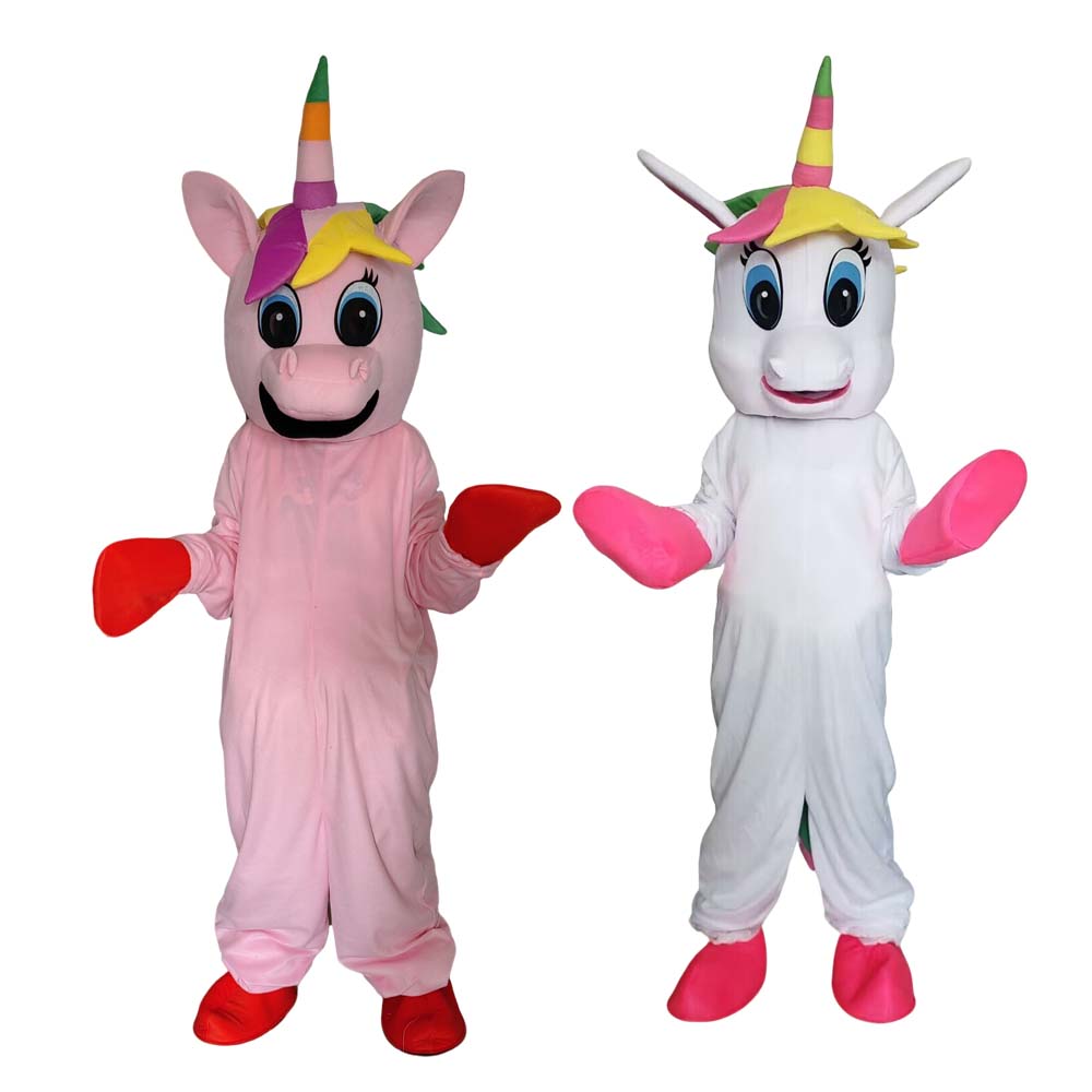 Adult Unicorn Mascot Costume C - Cosplay Prop Business avaliação e preço