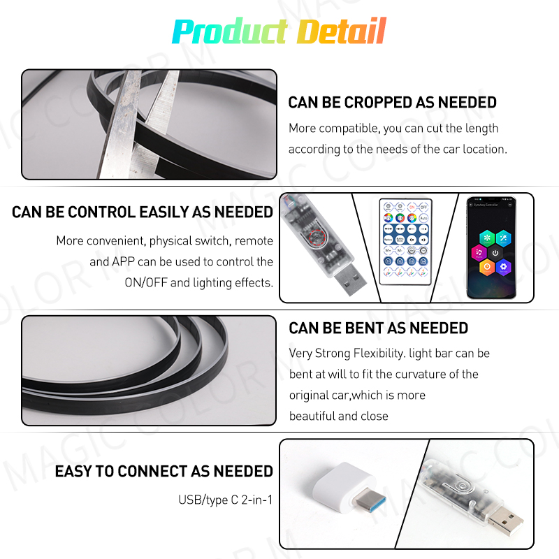 Vegetting 140cm Car Ambient Li - Led El Wire avaliação e preço