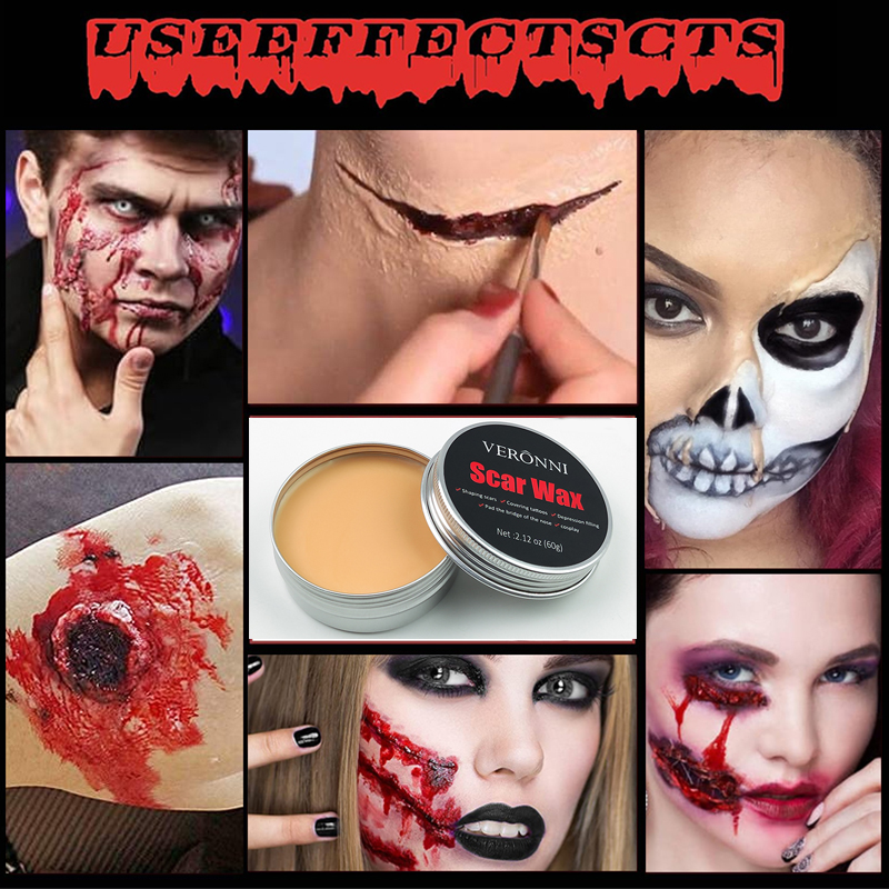 2pcs SFX Makeup Kit with Dual- - Body Paint Sfx avaliação e preço