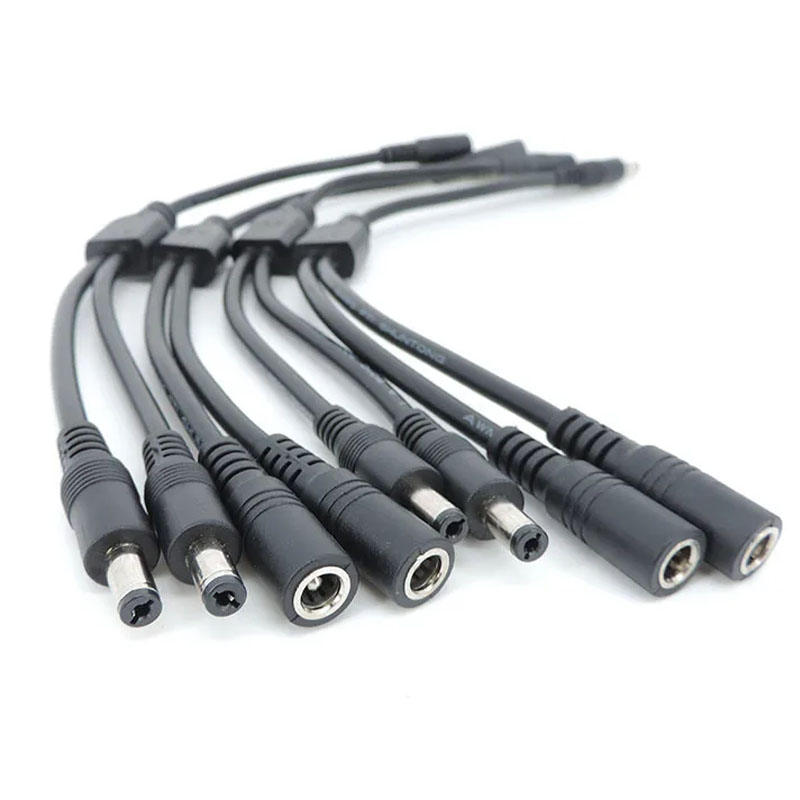 1PC DC 5.5mm*2.1mm 1 To 2 Conn - Led El Wire avaliação e preço