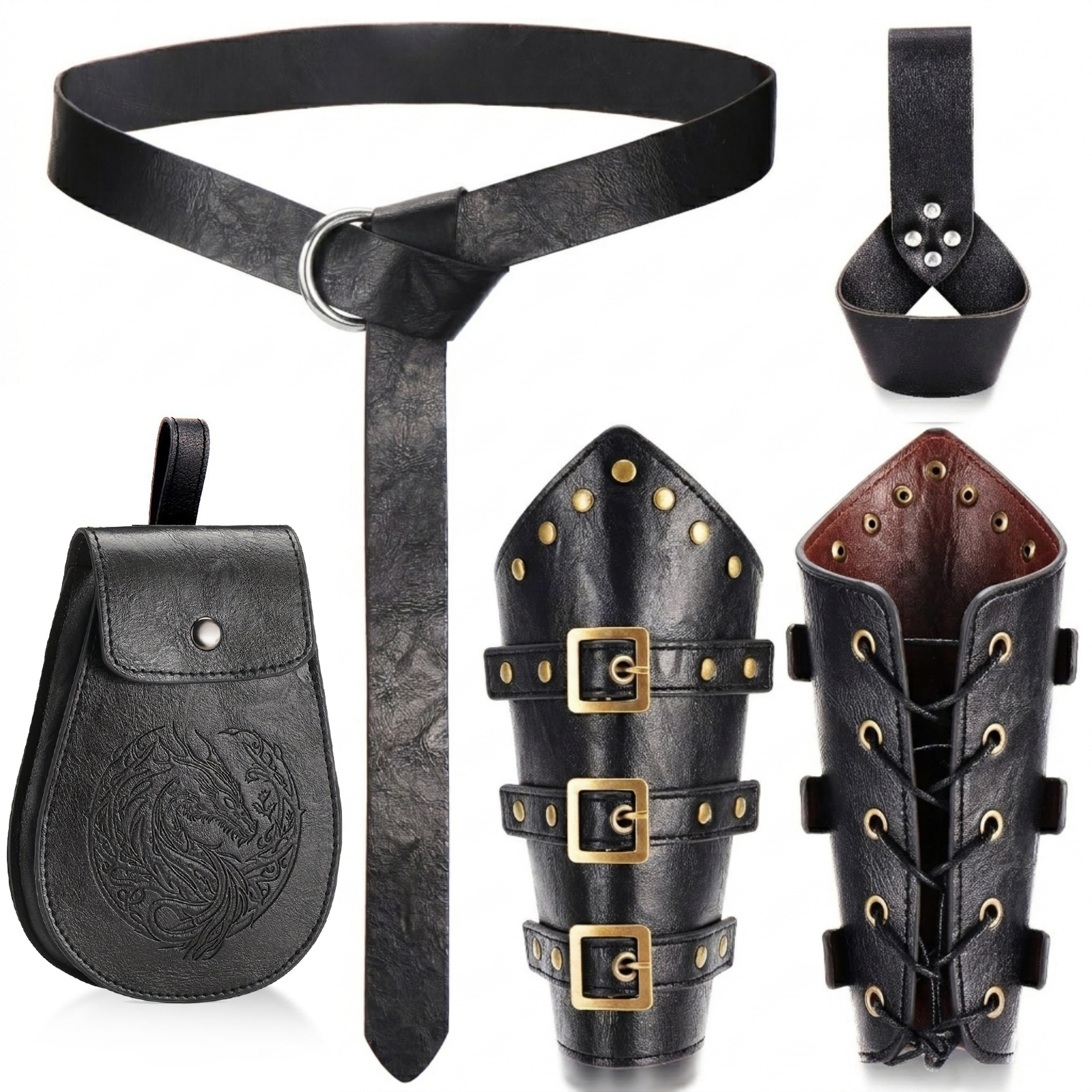 5pcs Renaissance Costume Acces - Cosplay Prop Patterns avaliação e preço