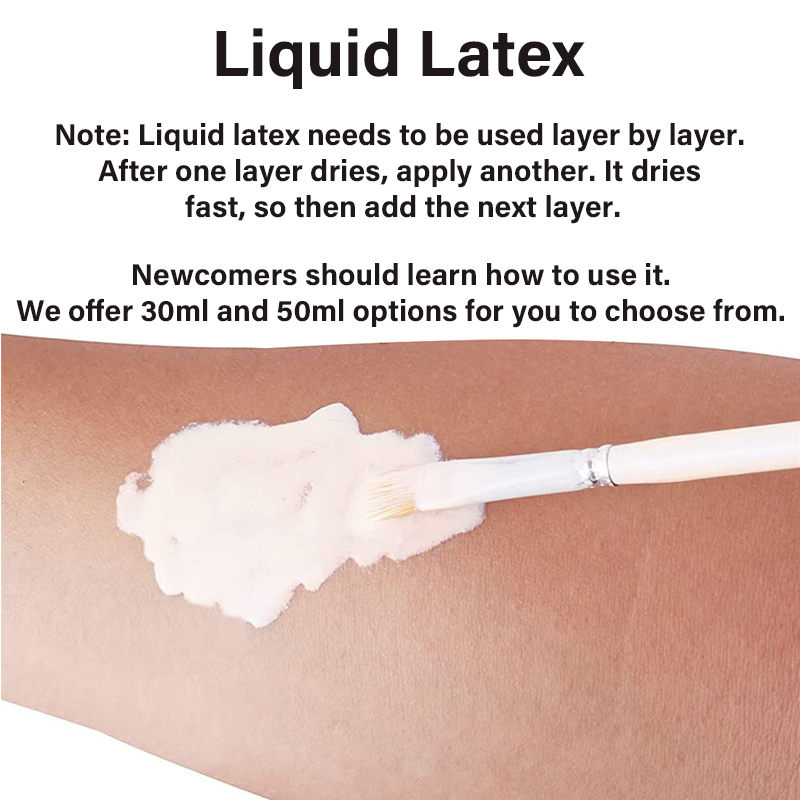 Quick-Dry Liquid Latex Makeup, - Body Paint Sfx avaliação e preço