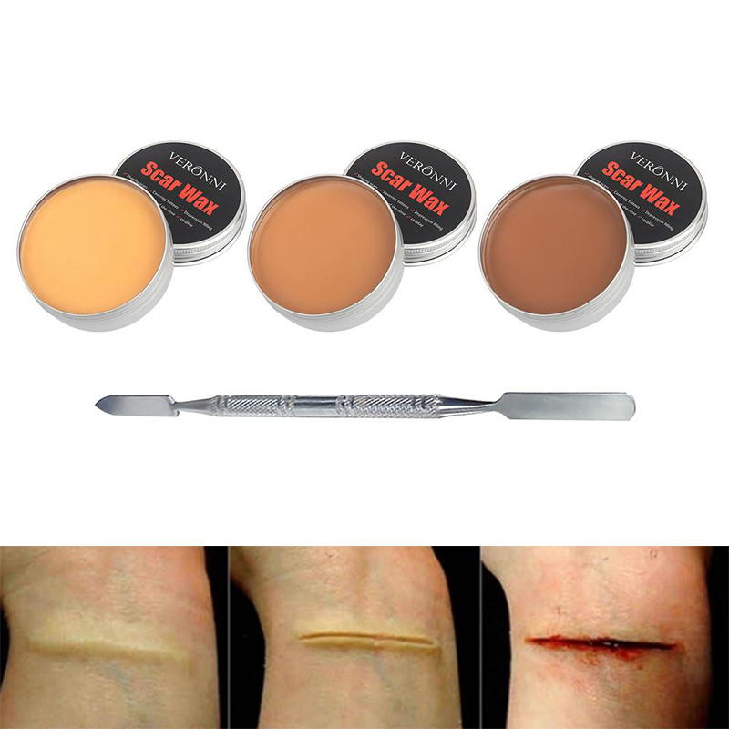 Scar Wax Kit Fake Molding Woun - Body Paint Sfx avaliação e preço