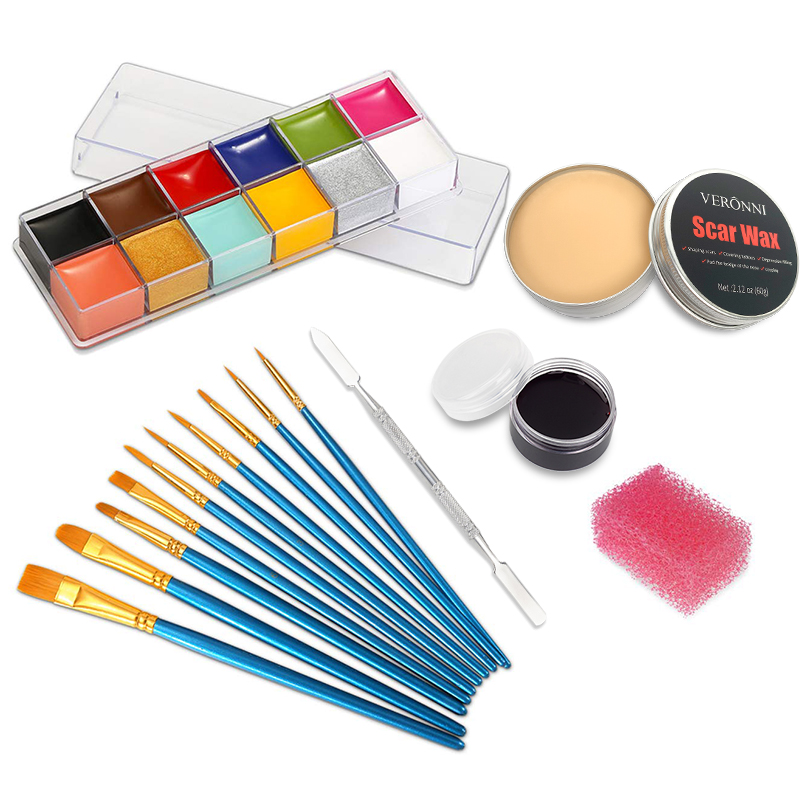 SFX Makeup Kit 20 Colors Face  - Body Paint Sfx avaliação e preço