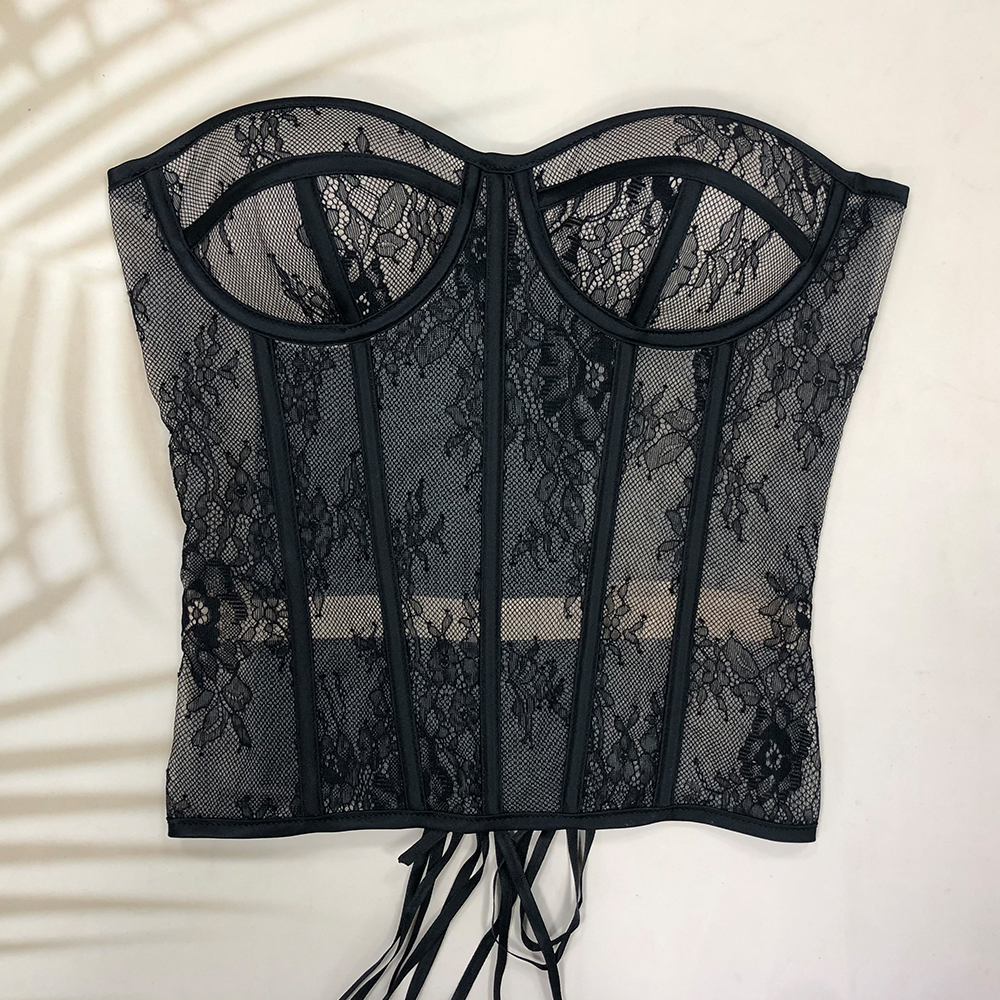 Steel Bone Korset Woman Hollow - Boning Corset Steel avaliação e preço