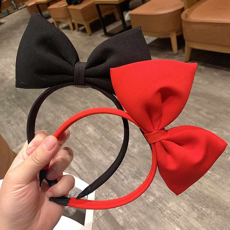 Cute Girls Red Big Bow Headban - Cosplay Floating Prop avaliação e preço