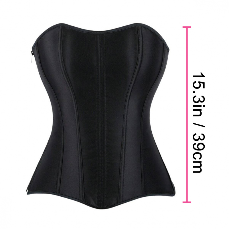 XXS Side Zipper Long Corset To - Boning Corset Steel avaliação e preço