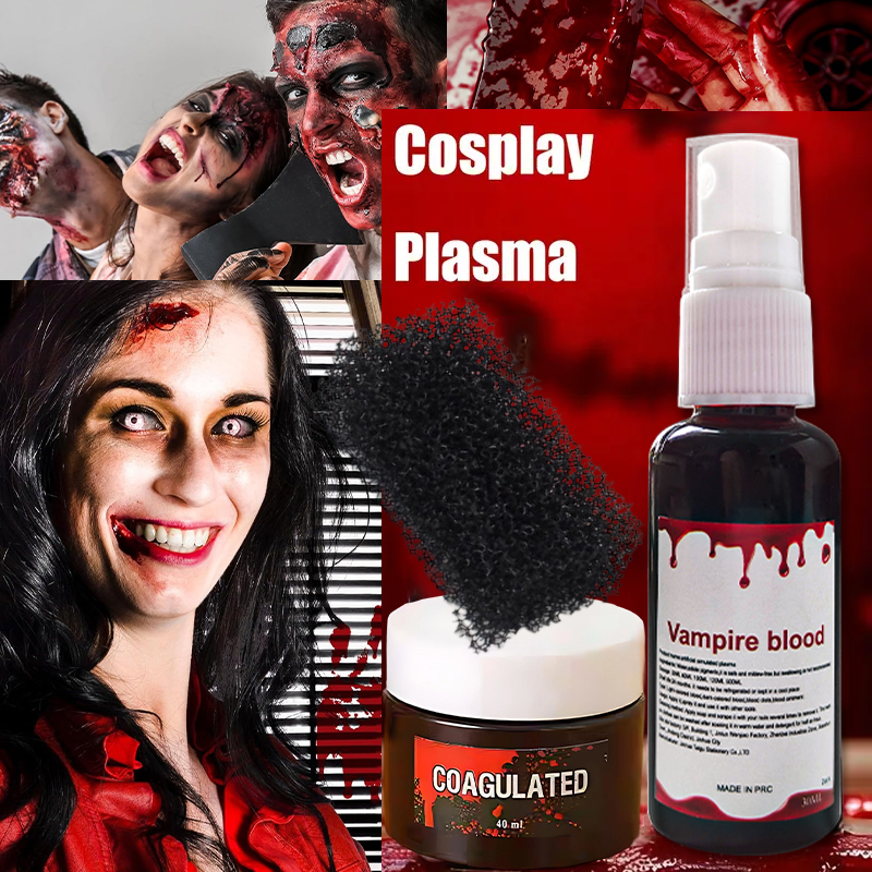Halloween Fake Blood Makeup Ki - Body Paint Sfx avaliação e preço
