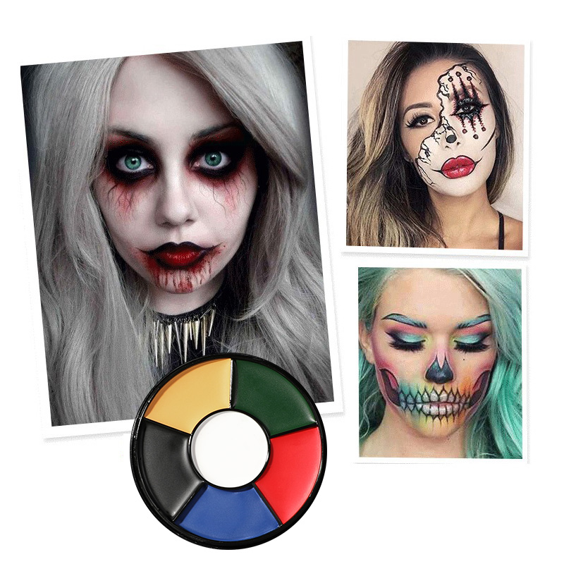 6 Color Oil Face Paint palette - Body Paint Sfx avaliação e preço