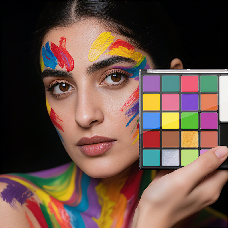 22-Color Face Body Paint Set O - Body Paint Sfx avaliação e preço