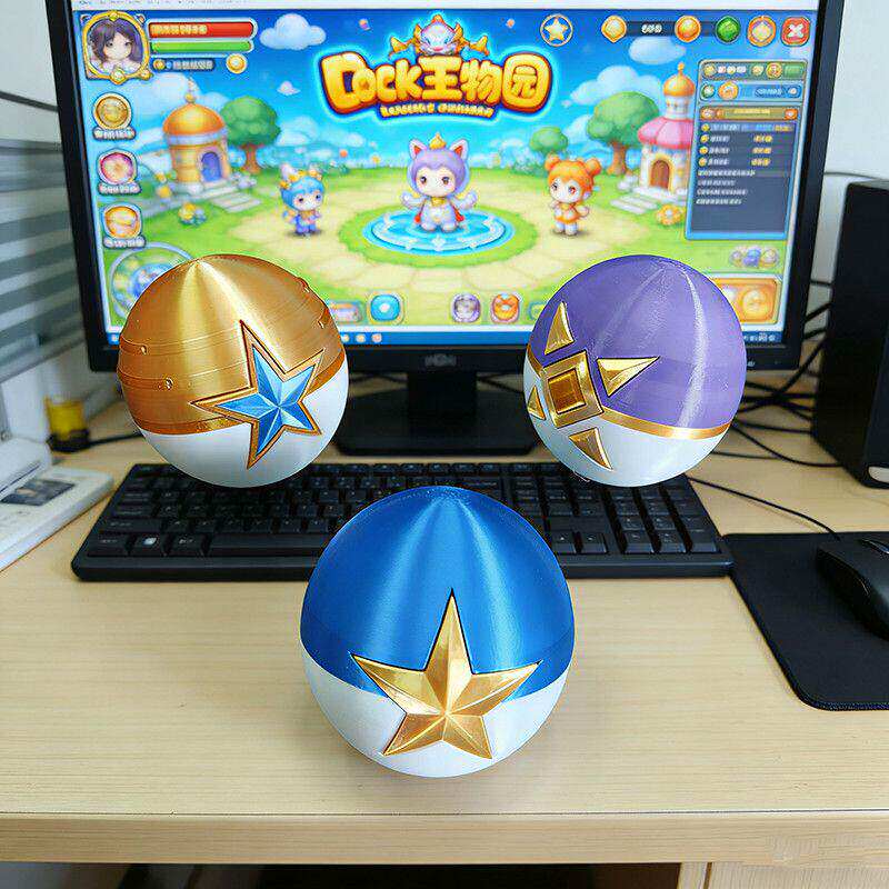 Complete Set Of Gulu Balls Cos - Cosplay Prop 3D Print Settings avaliação e preço