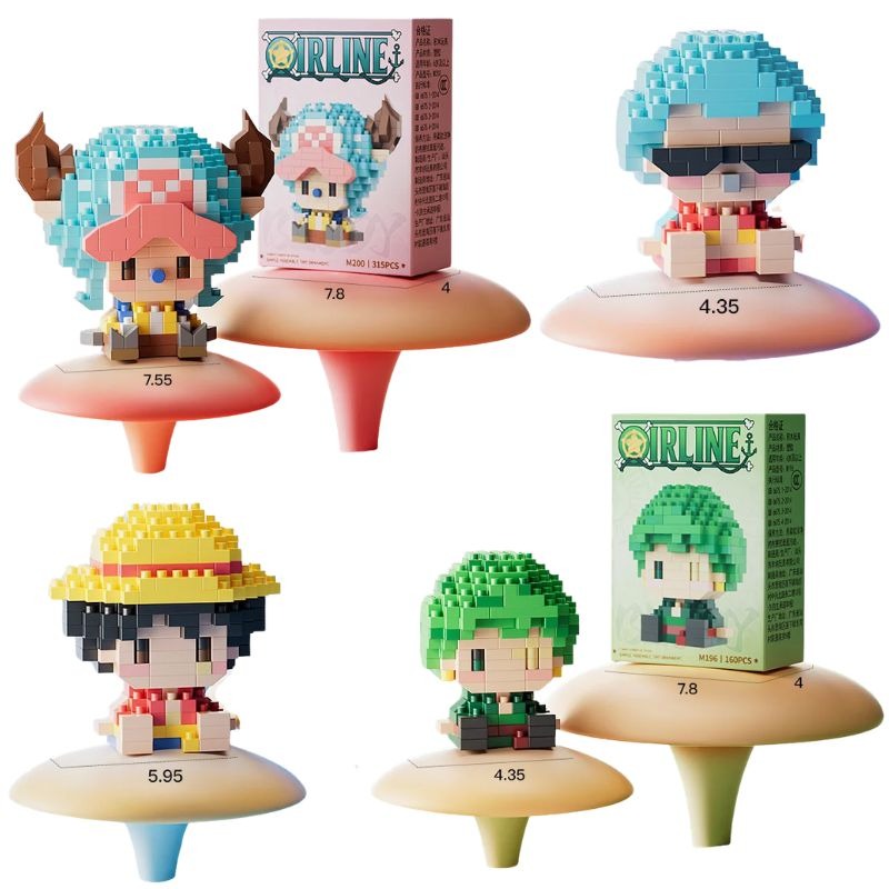 Anime Building Block One Luffy - Cosplay Prop Building avaliação e preço