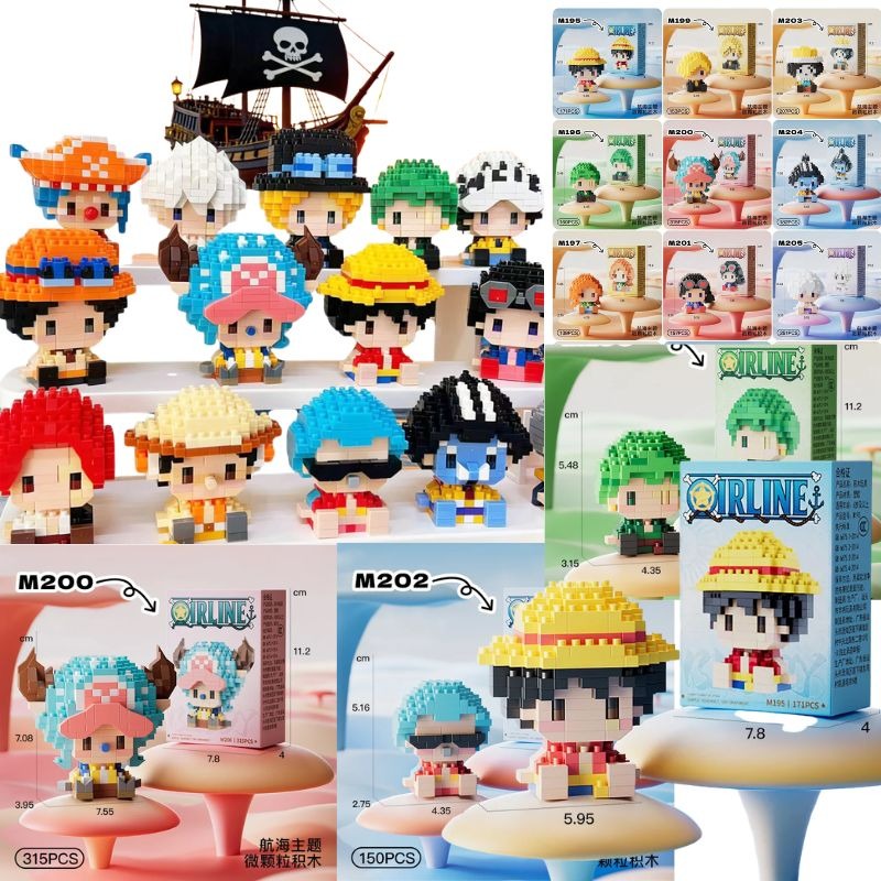Anime Building Block One Luffy - Cosplay Prop Building avaliação e preço