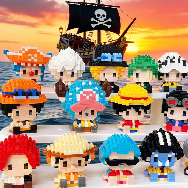 Anime Building Block One Luffy - Cosplay Prop Building avaliação e preço