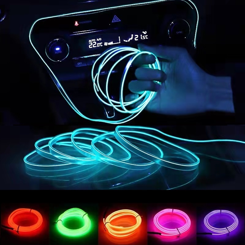 10m/3m/5m Neon LED Car Interio - Led El Wire avaliação e preço