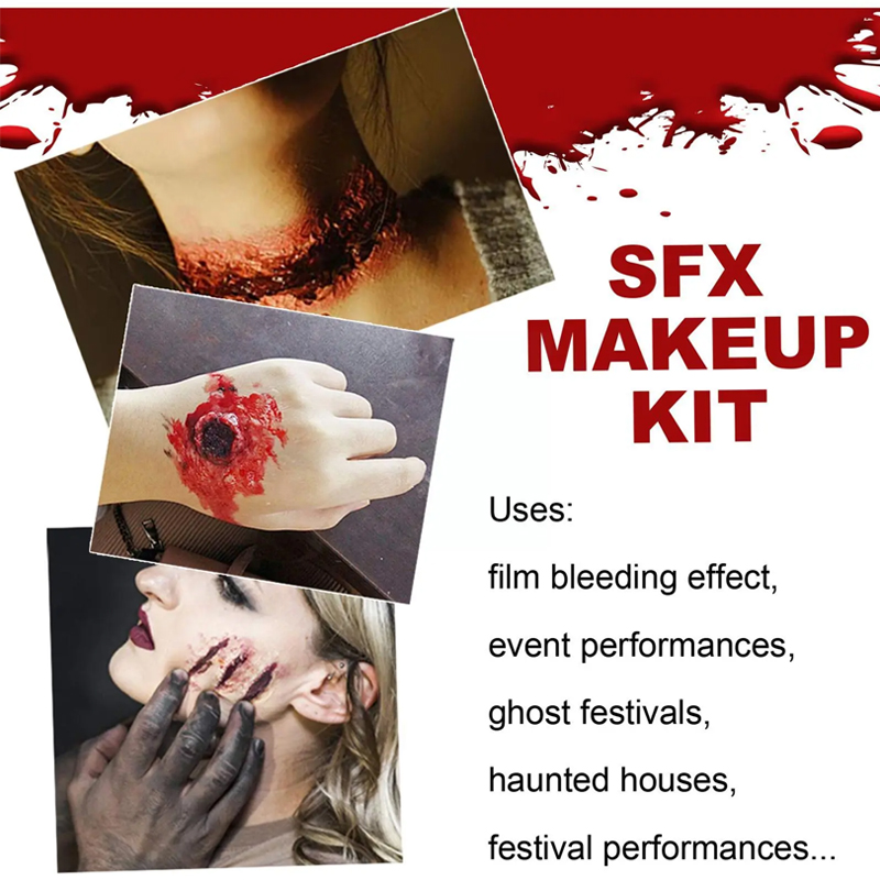 Scars Wax Kit Fake Molding Wou - Body Paint Sfx avaliação e preço