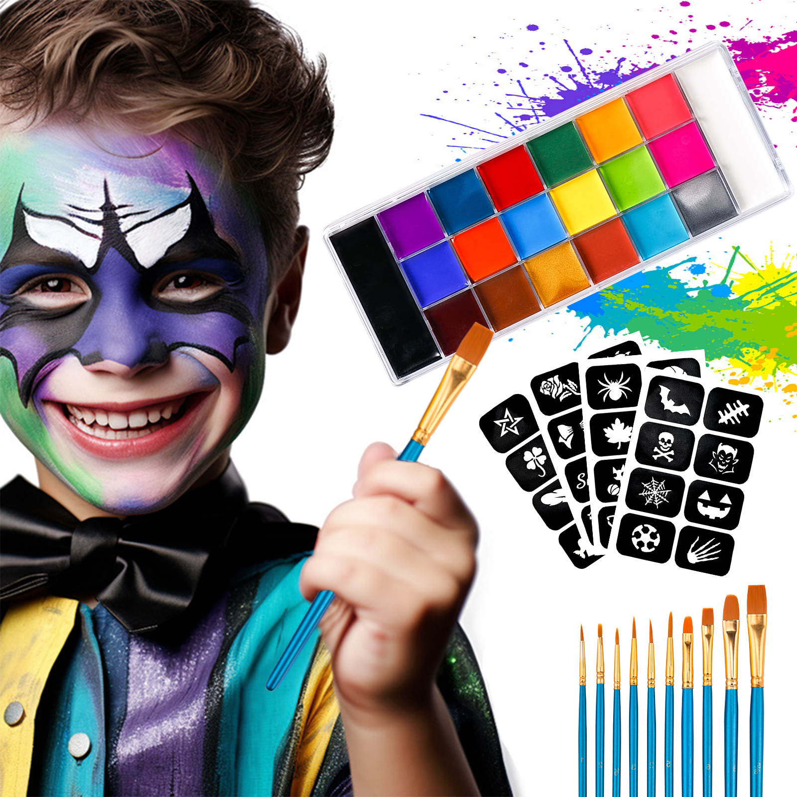 20 Color Face & Body Paint Pal - Body Paint Sfx avaliação e preço
