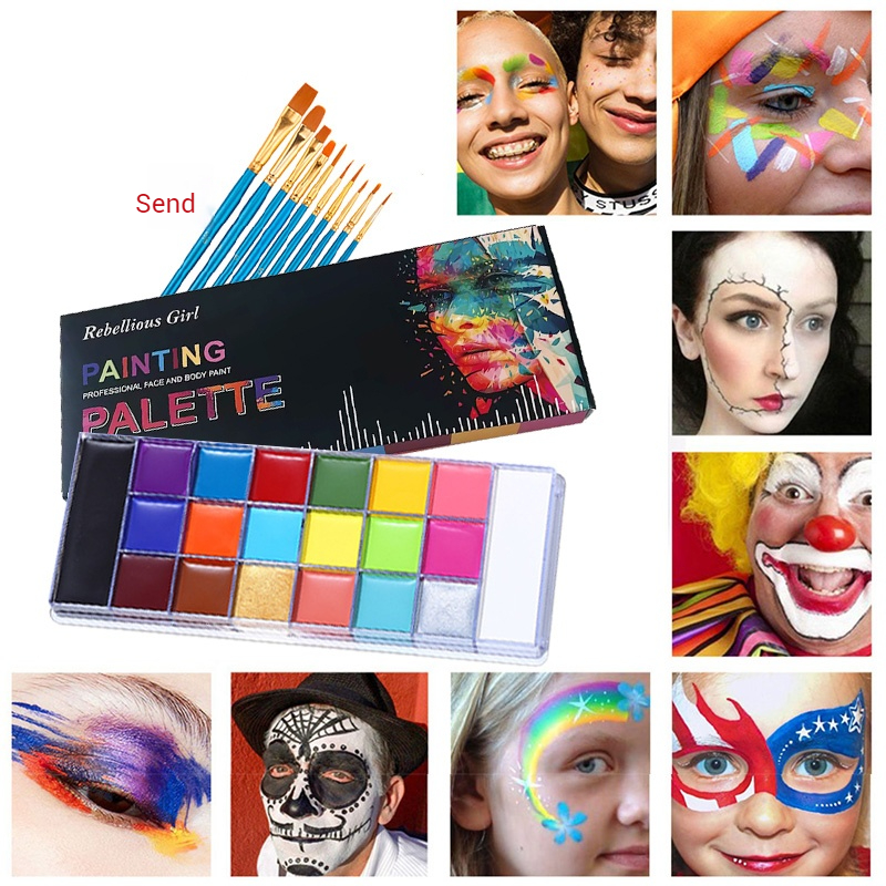 20 Color Face & Body Paint Pal - Body Paint Sfx avaliação e preço