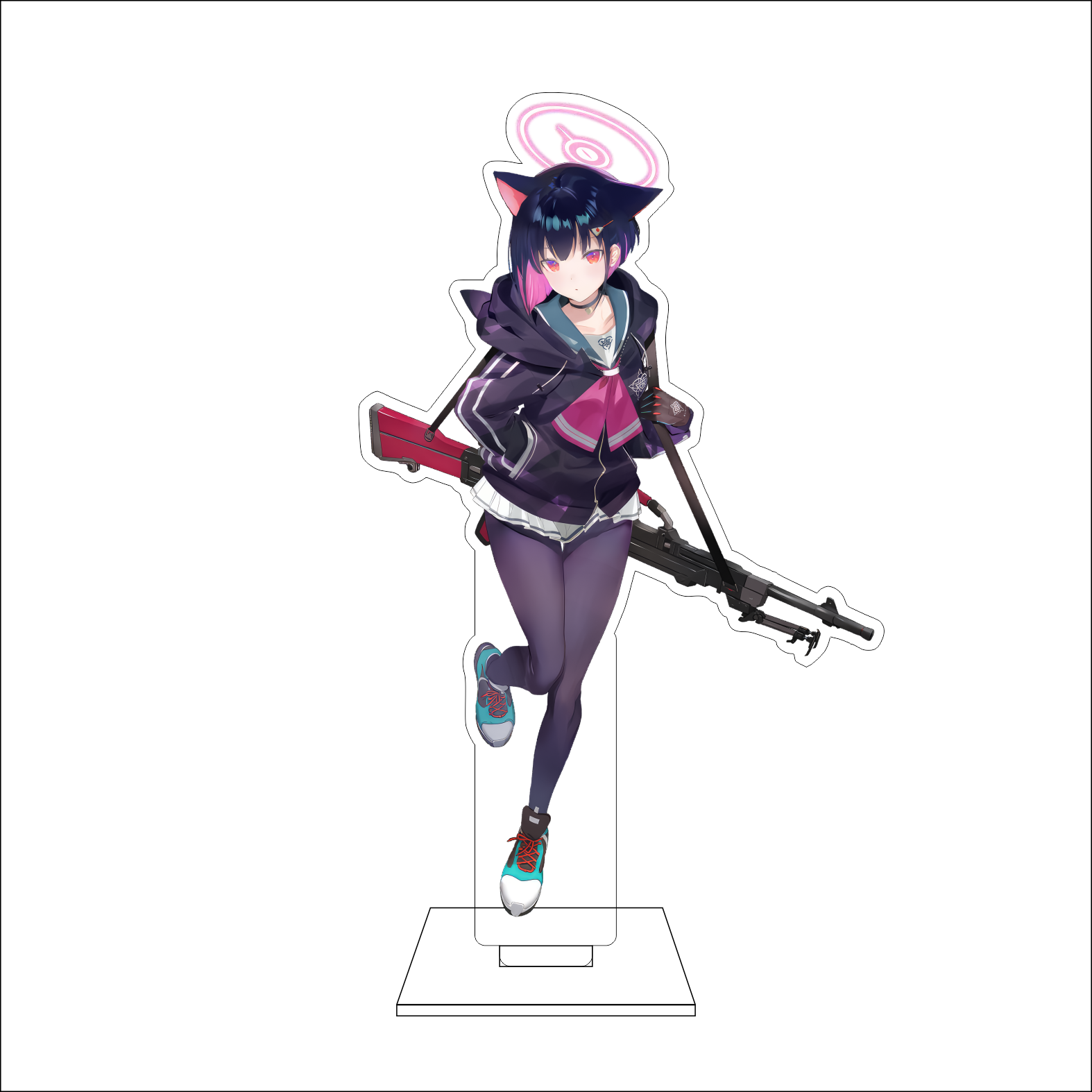 16CM Anime Blue Archive Cospla - Anime Cosplay Prop avaliação e preço