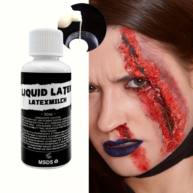 2pcs Liquid Latex Halloween SF - Body Paint Sfx avaliação e preço