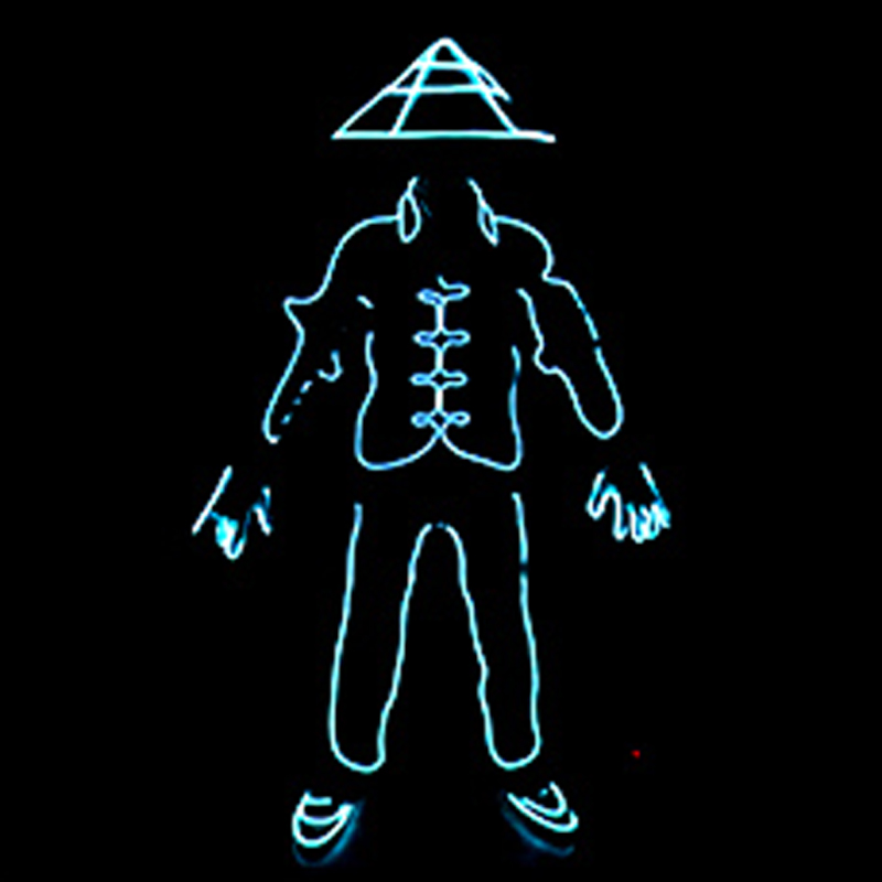 EL Wire LED Clothes Portable N - Led El Wire avaliação e preço