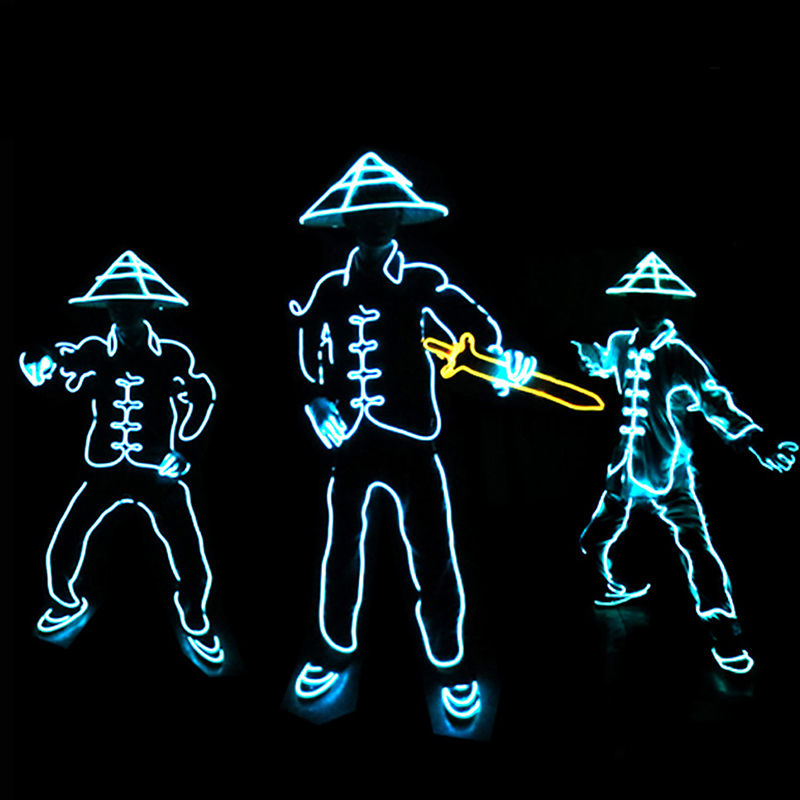 EL Wire LED Clothes Portable N - Led El Wire avaliação e preço