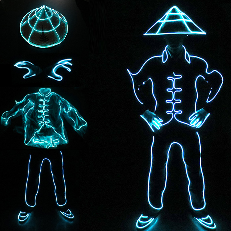 EL Wire LED Clothes Portable N - Led El Wire avaliação e preço