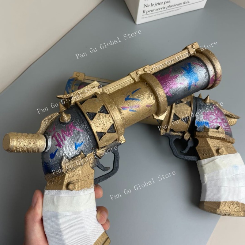 28cm/11.02in Jinx Pistol Custo - Cosplay Prop Display avaliação e preço
