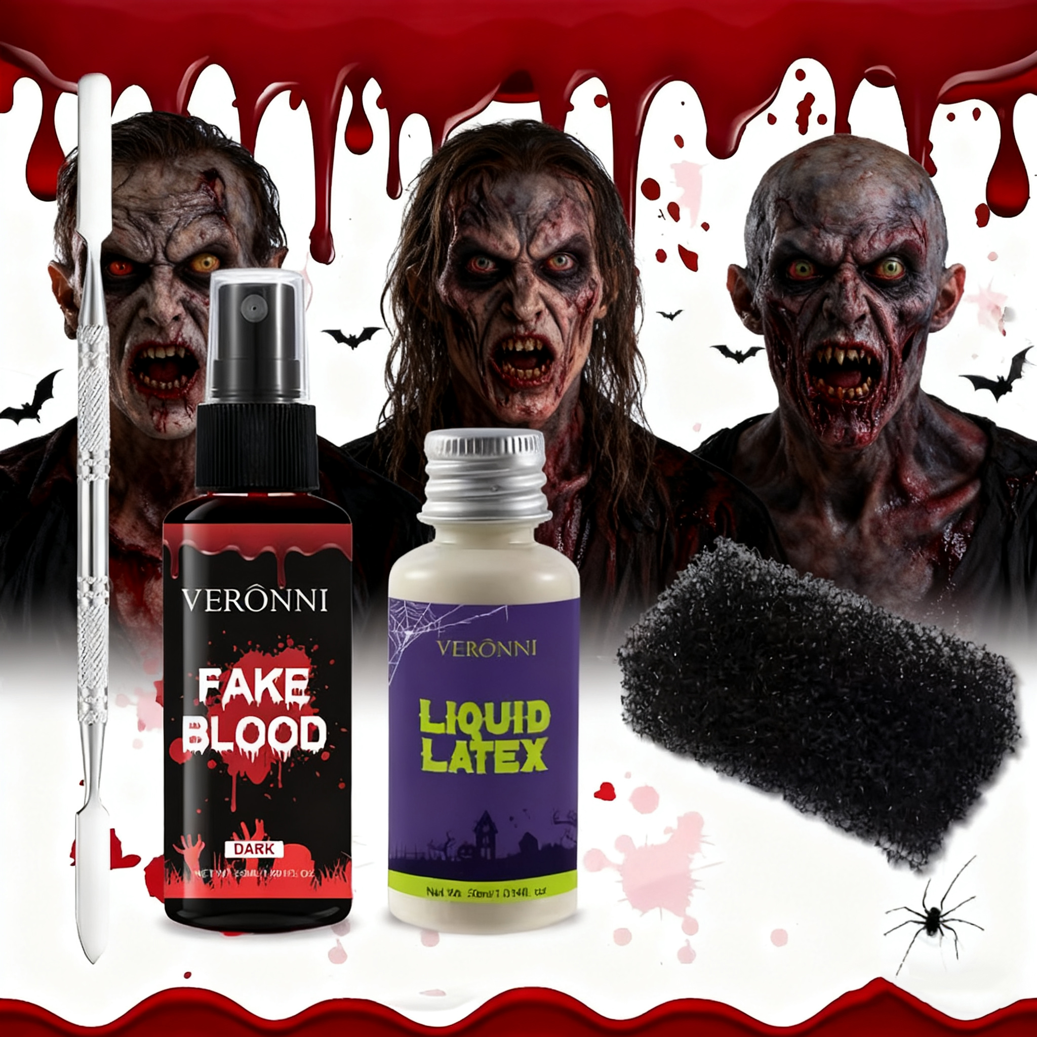 Liquid Latex SFX Makeup Kit wi - Body Paint Sfx avaliação e preço