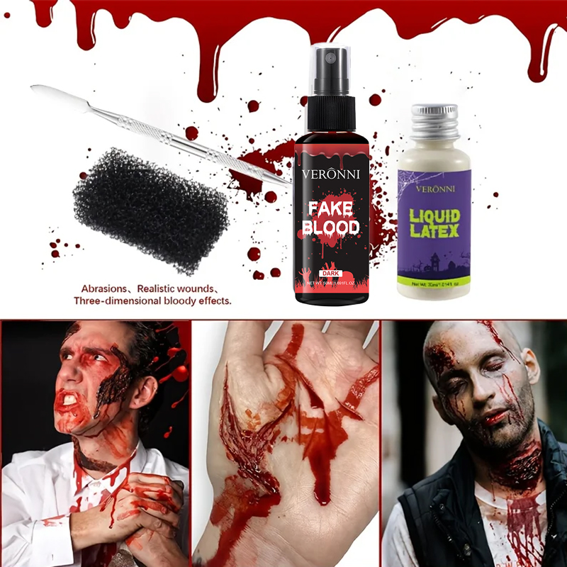Liquid Latex SFX Makeup Kit wi - Body Paint Sfx avaliação e preço