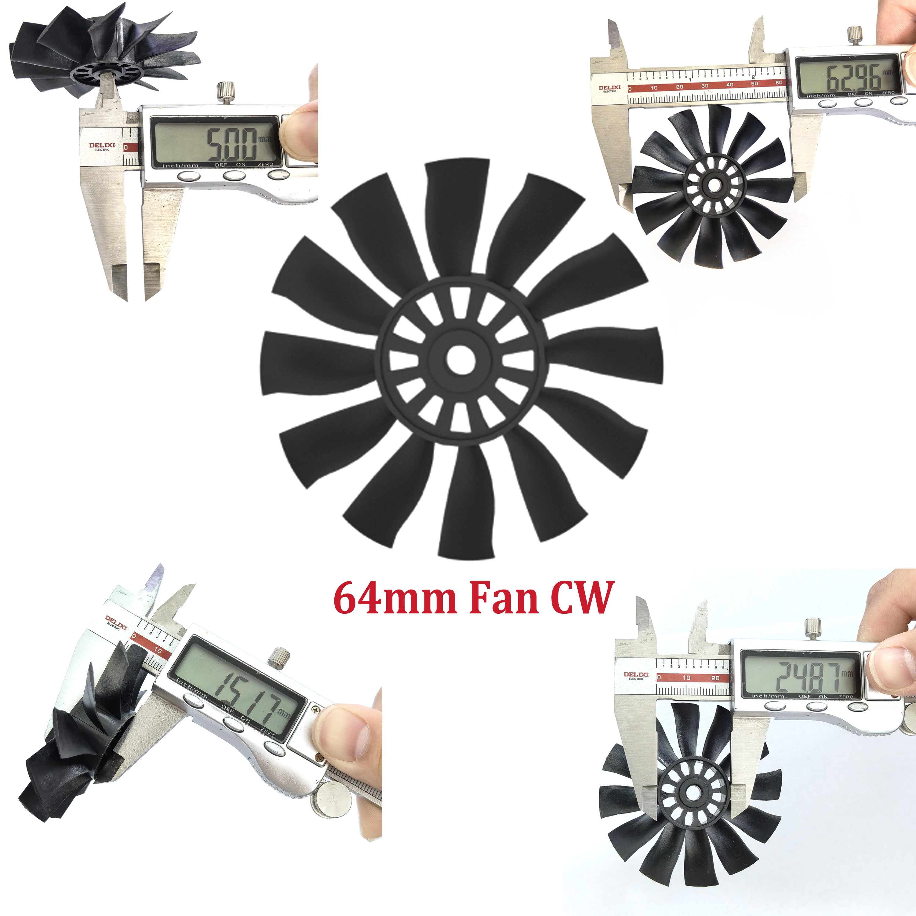QX-MOTOR 12Blades CW CCW 70mm  - Ekko Cosplay Prop avaliação e preço