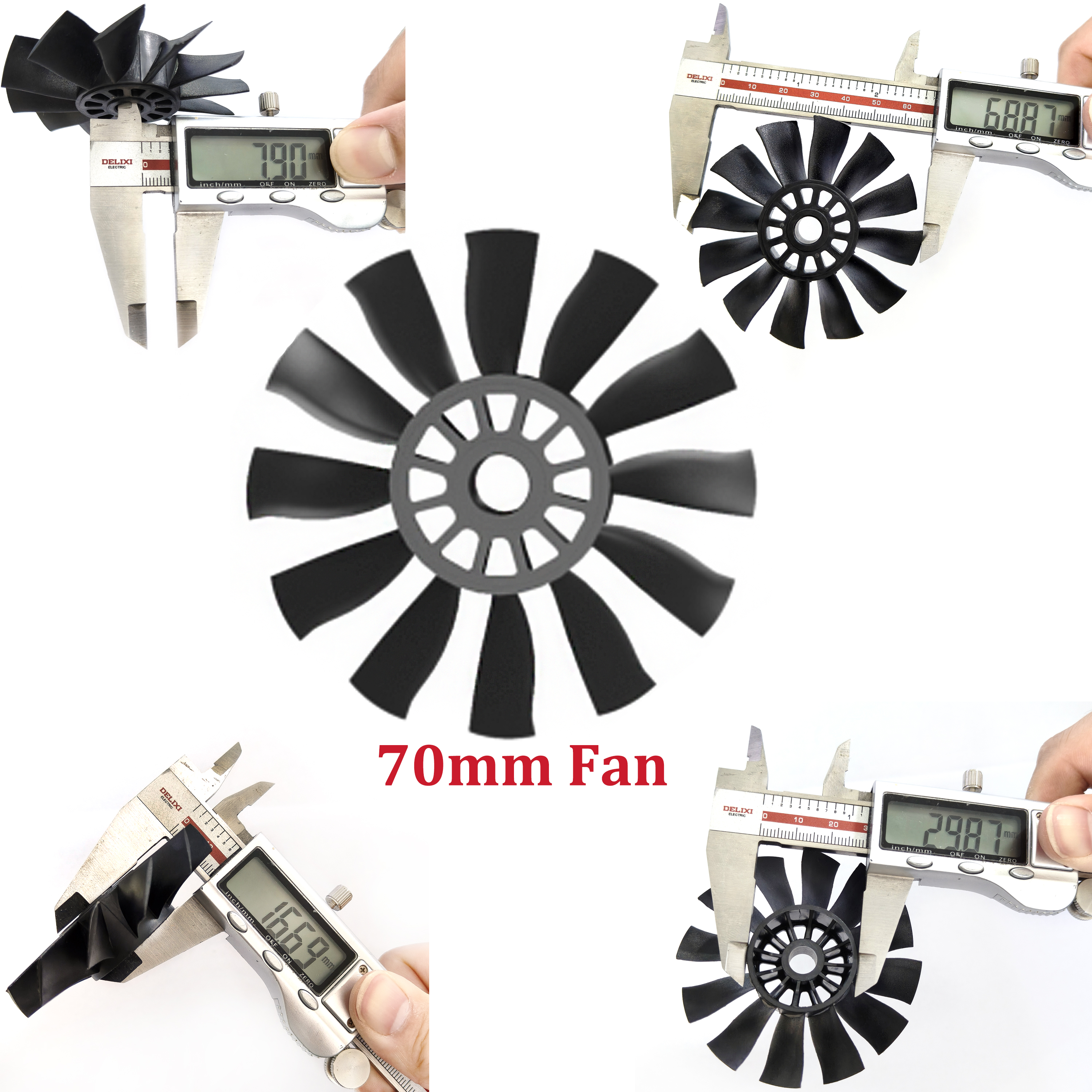 QX-MOTOR 12Blades CW CCW 70mm  - Ekko Cosplay Prop avaliação e preço
