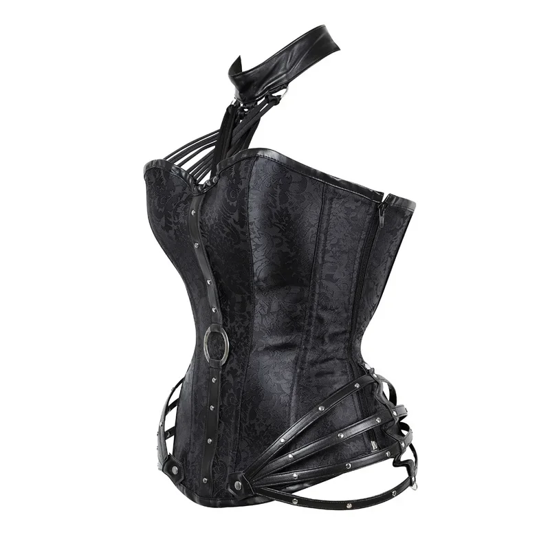 Gothic Steampunk Corset Tops w - Boning Corset Steel avaliação e preço