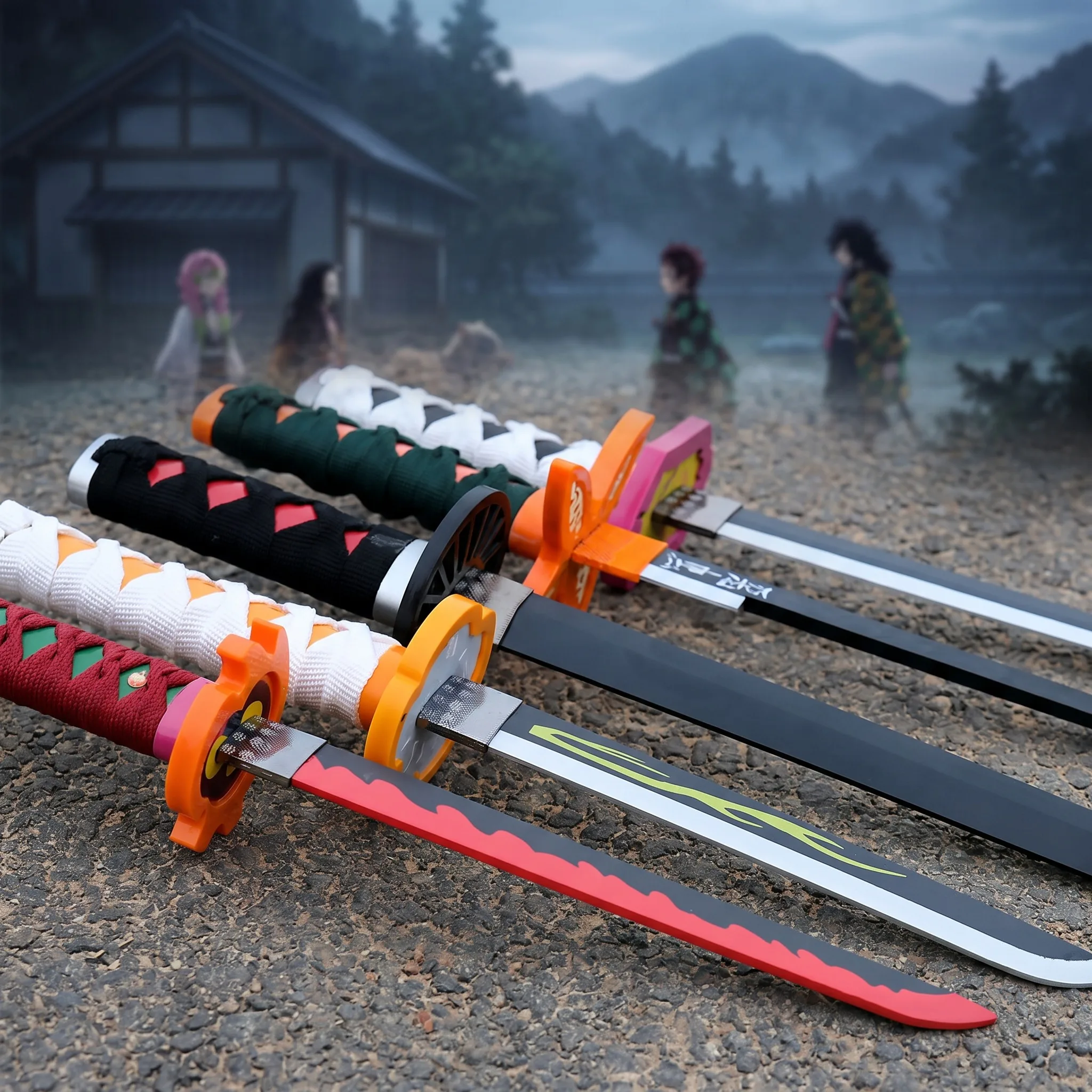 72 104cm Demon Slayer Katana T - Cosplay Prop Display avaliação e preço
