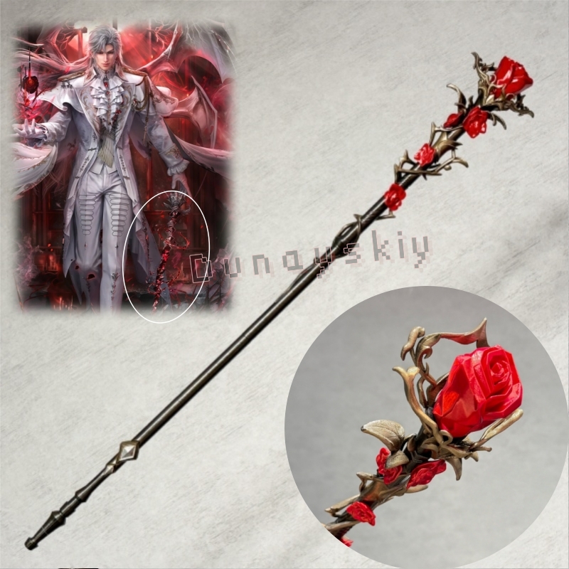 Sylus Staff Silver Wing Demon  - Cosplay Prop 3D Print Settings avaliação e preço