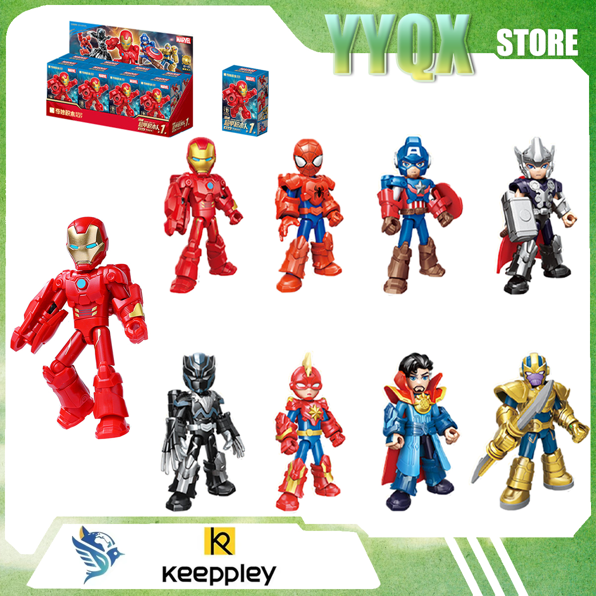 Keeppley 2026 New Marvel Comic - Cosplay Prop Building avaliação e preço