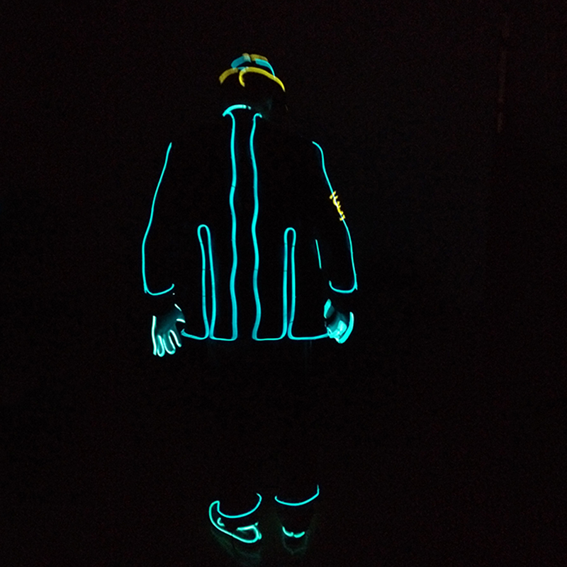 EL Wire Glowing Jazz Dance Cos - Led El Wire avaliação e preço
