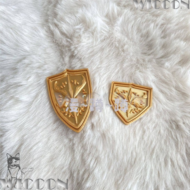 Golden school emblem tsukinomo - Cosplay Prop 3D Print Settings avaliação e preço