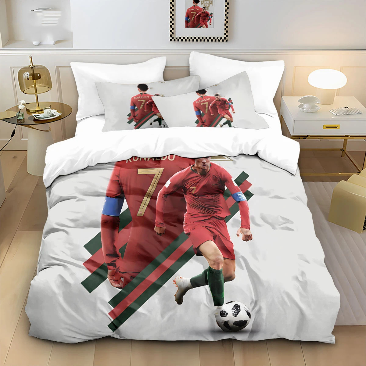 Football star Bedding Set Foot - Cosplay Prop 3D Print Settings avaliação e preço