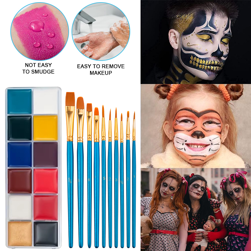 SFX Makeup Kit,12 Colors Face  - Body Paint Sfx avaliação e preço