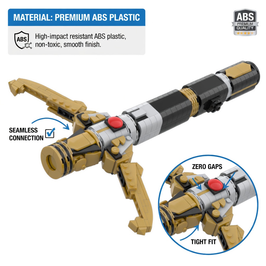 Sci-Fi Energy Sword Hilt MOC B - Cosplay Prop Building avaliação e preço
