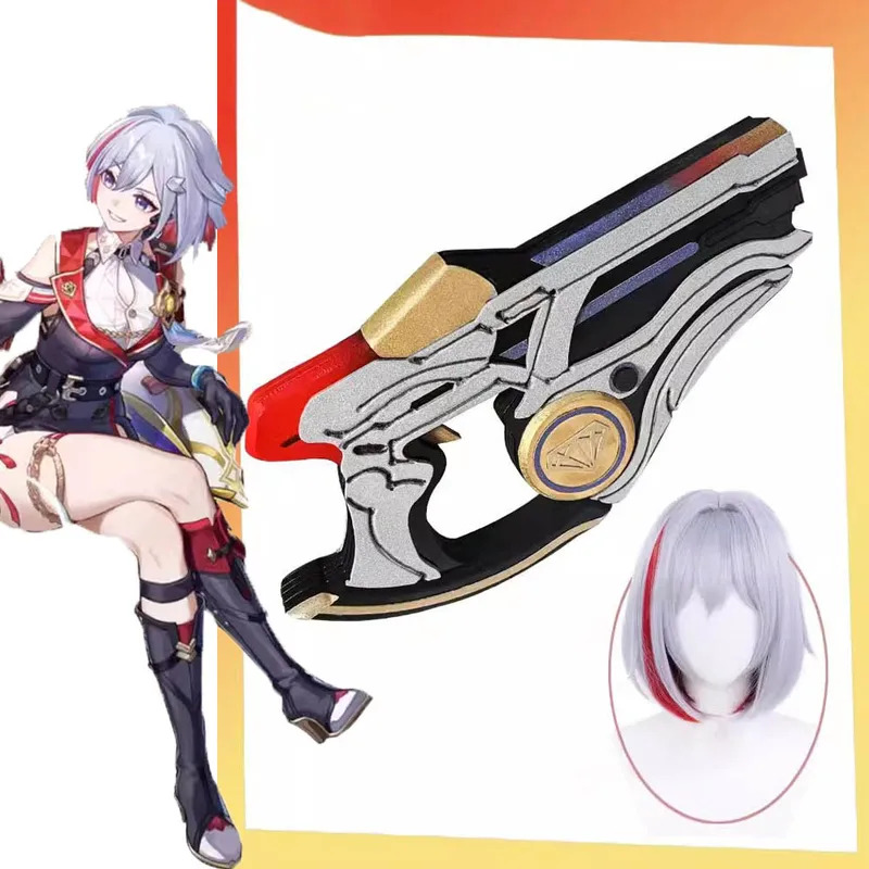 DY20Anime Game Honkai Star Rai - Heat Gun Cosplay avaliação e preço