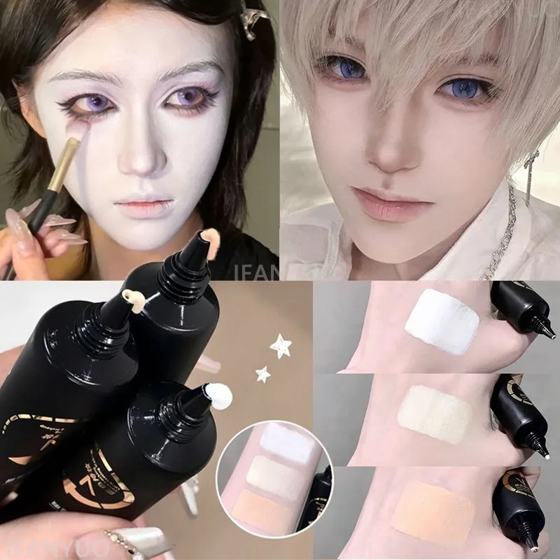 White Liquid Foundation for Ha - Cosplay Prop Primer avaliação e preço