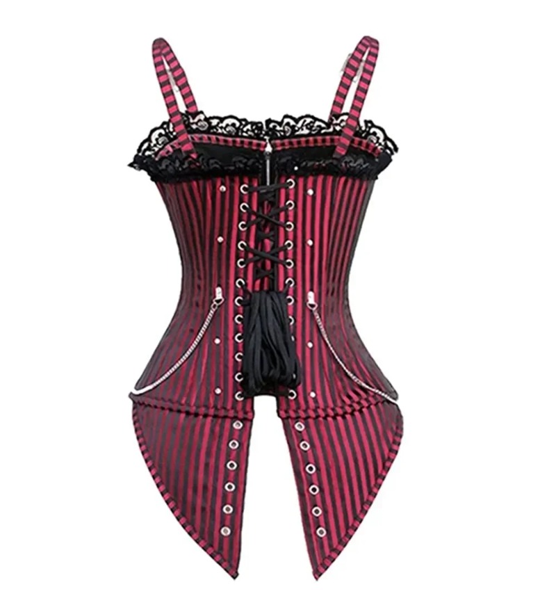 Women Steel Bone Corset Gothic - Boning Corset Steel avaliação e preço