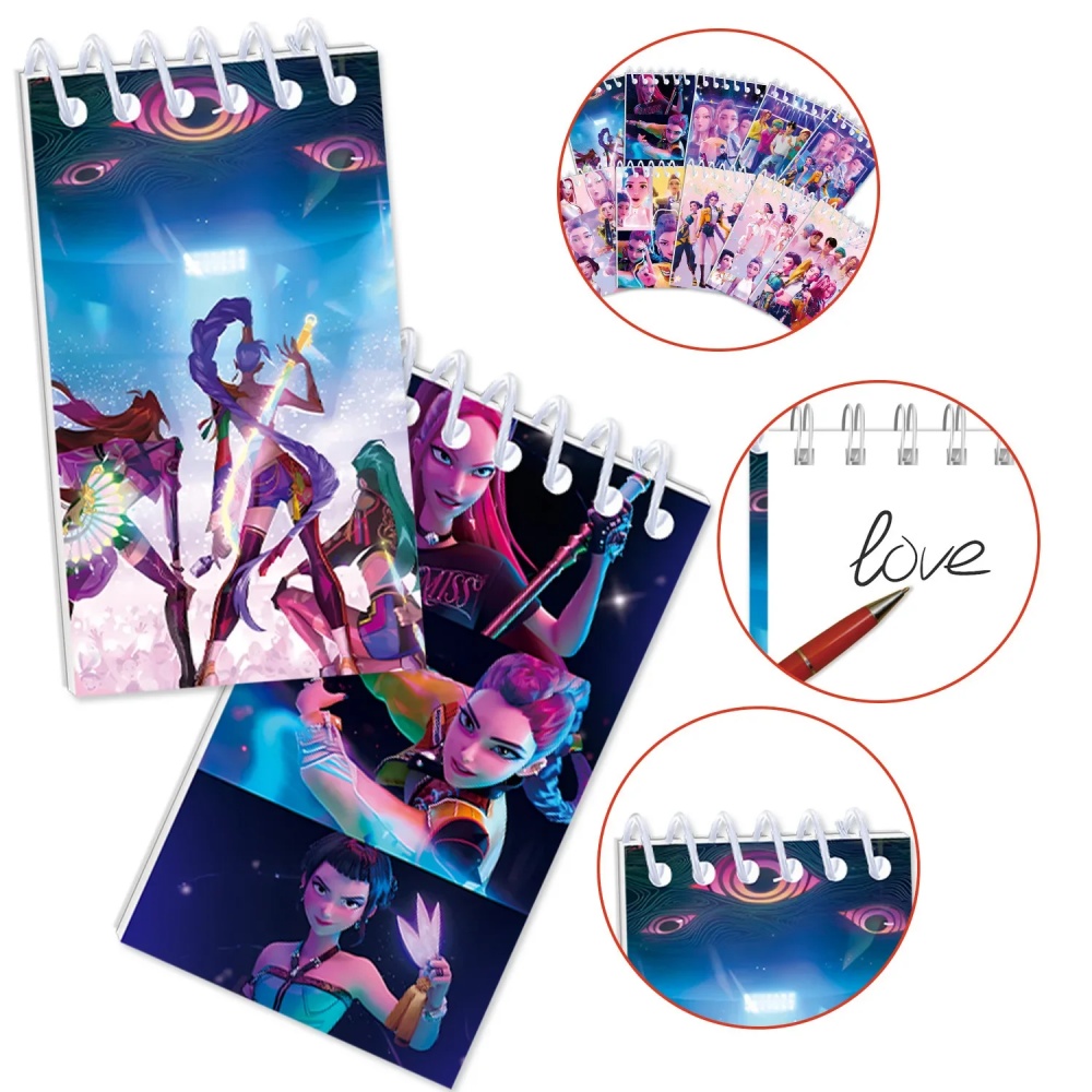 2026 10pcs Mini Notebook Set 2 - Cosplay Prop Book avaliação e preço