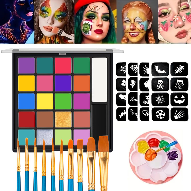 Face Paint Body Makeup Hallowe - Body Paint Sfx avaliação e preço