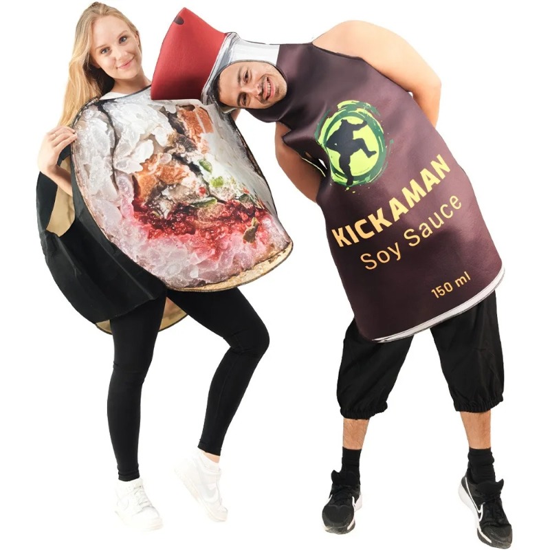 2pcs/set Sushi Soy Sauce Combi - Cosplay Prop Business avaliação e preço
