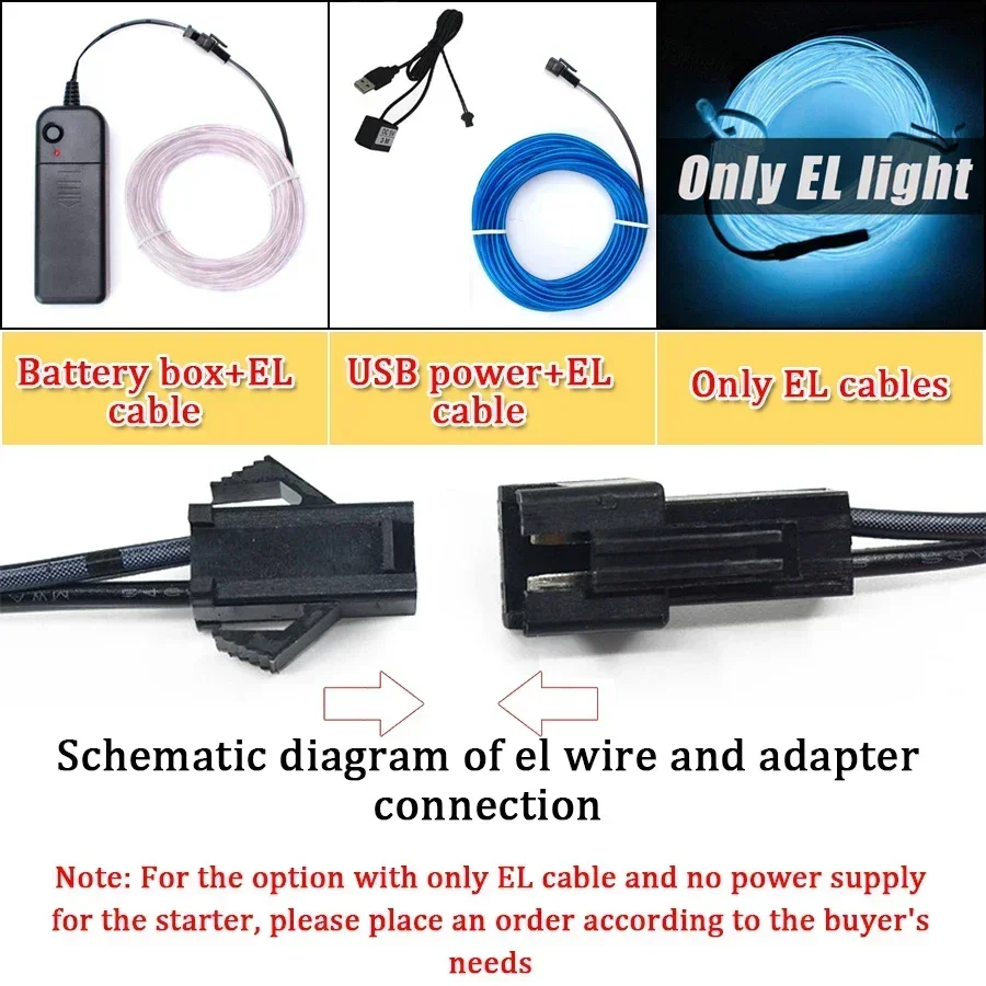 1M/3M/5M Flexible Neon Light B - Led El Wire avaliação e preço
