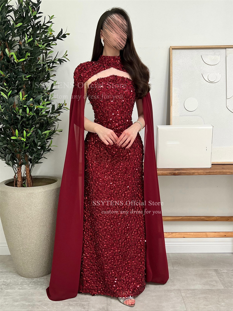SSYTENS Elegant Red Formal Dre - Briar Cosplay Prop avaliação e preço